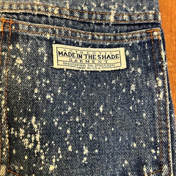Vintage Made in the shade jeans speckled high rise straight leg unique - Picture 7 of 7